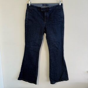 Polo by Ralph Lauren Women's Navy Flare Jeans